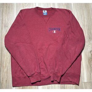 Vintage Champion Red Champion Crewneck Sweatshirt - Size XL